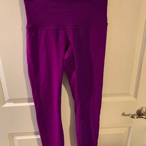 Lululemon purple leggings. Size 4
